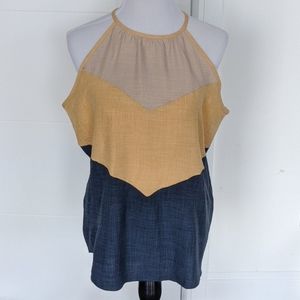 NWT Hailey & Co. Linen Halter tank